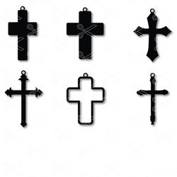 Cross Earrings Bundle Svg, Cross Earrings Svg, Cross Earrings Clipart, Cross Earrings Cricut Svg, Instant Download