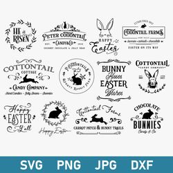 Easter Bunny Svg, Easter Svg, Bunny Quotes Svg, Png Dxf Jpg Digital File