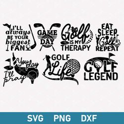 Golf Quotes Bundle Svg, Golf Svg, Golf Quotes Svg, Golfing Svg, Golf Player Svg, Png Dxf Digital File