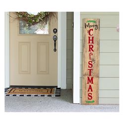 christmas porch sign svg, merry christmas svg, vertical sign svg, welcome porch sign svg, winter home sign svg files for