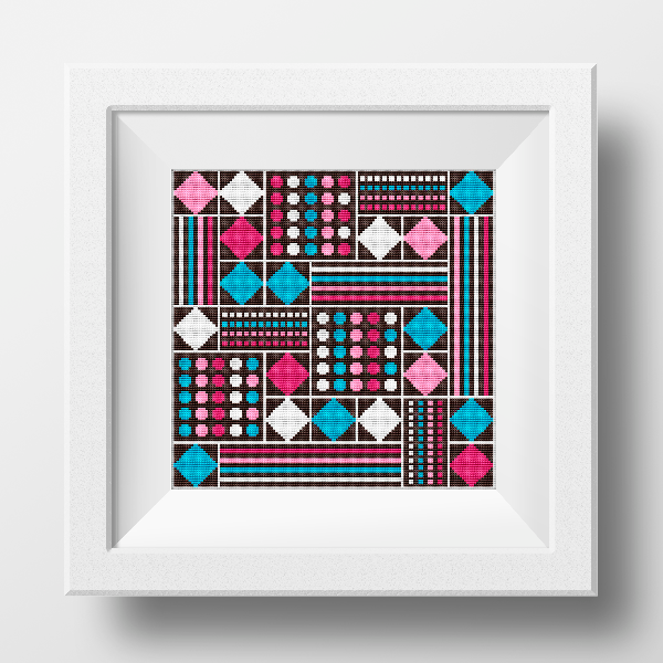 contemporary cross stitch pattern
