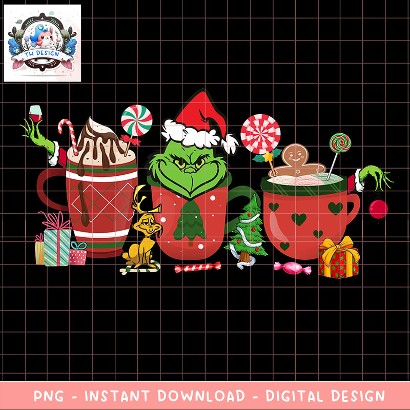 Christmas png, Retro PNG, Christmas Movie PNG, grinch christmas, disney, Santa Clause, Retro Christmas 20 copy.jpg