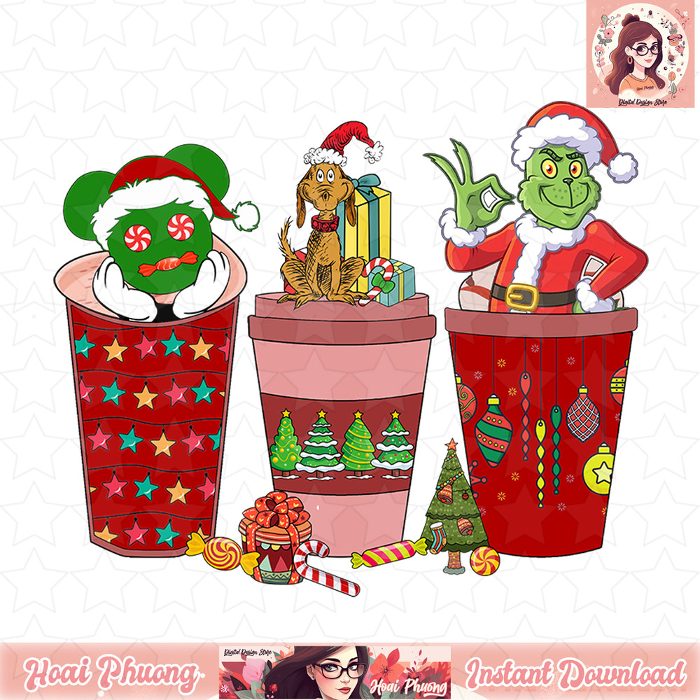 Christmas png, Retro PNG, Christmas Movie PNG, grinch christmas, disney, Santa Clause, Retro Christmas 27 copy.jpg