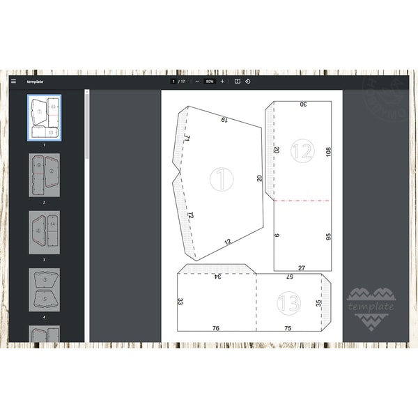 DIY Paper Number Zero 3D Papercraft Printable PDF - Inspire Uplift