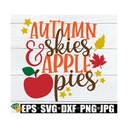 autumn skies and apple pies, thanksgiving, fall decor, thanksgiving decor, apple pies, cute thanksgiving, cute fall, dec