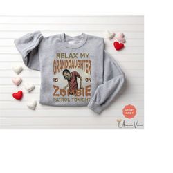 halloween grandma, halloween sweatshirt women, halloween grandpa shirt zombie t shirt, halloween night shirt, vintage ha
