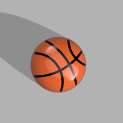 Basketball ball STL file