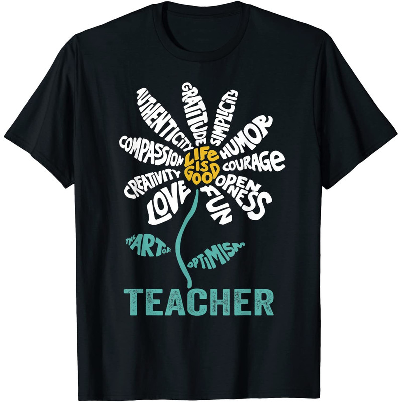 Life is good Teacher Daisy PNG Teach School Sunflower PNG-3.jpg