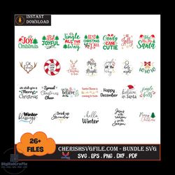 226 files santa clause is coming to town bundle svg, christmas svg