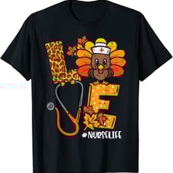 love turkey stethoscope nurse life thanksgiving fall women png-14
