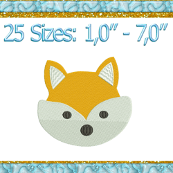 Fox Embroidery Design Tiny fox embroidery Mini Fox embroidery Small Fox embroidery Forest Animal Embroidery Design baby