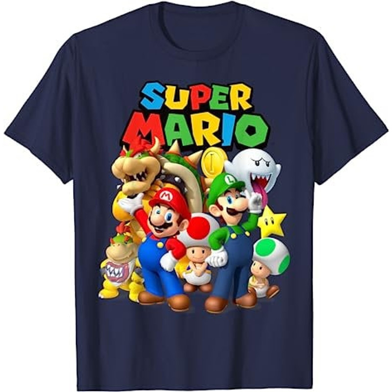 Super Mario Classic Group Shot T-Shirt.jpg