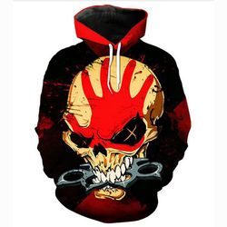 five finger death punch hooded pullover &8211 3d printed hoodie sweatshirt
