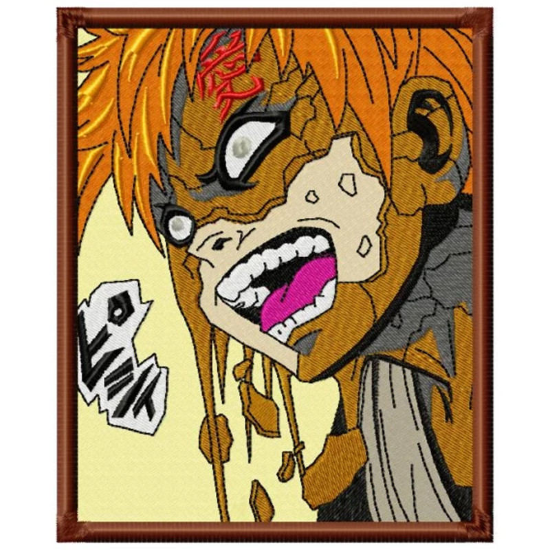 Gaara sand frame embroidery design