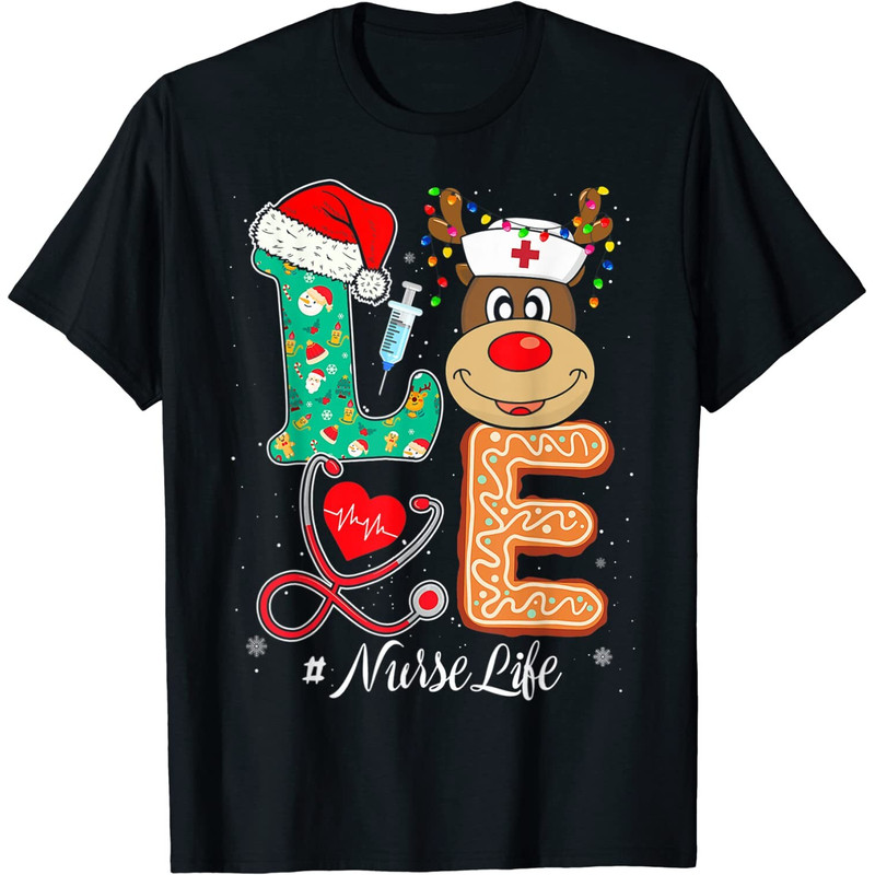 Love Nurse Life Scrub Christmas Reindeer Nurse Tee Funny PNG-1.jpg