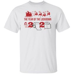 2020 toilet paper the year of the lockdown christmas t-shirt