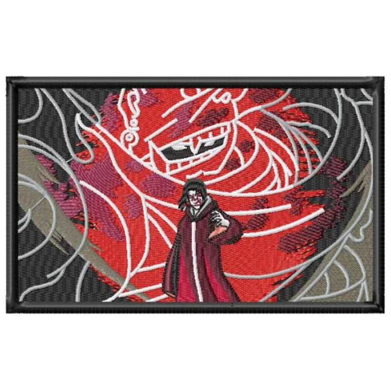 Itachi susano embroidery design