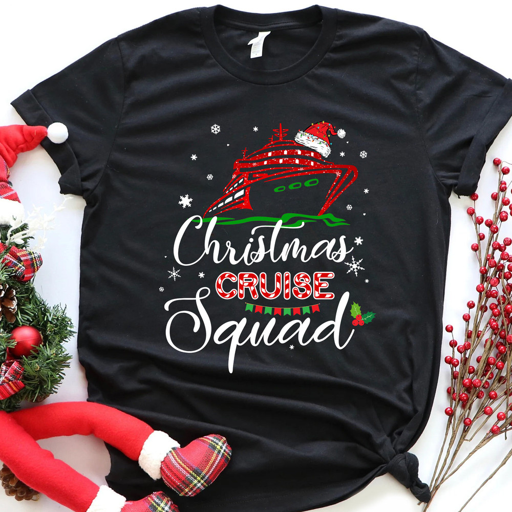 Christmas Cruise Squad Family Shirts, Matching Christmas Cruisin Crew Tee, Cruise Ship Vacation, Merry Xmas Gift-33.jpg