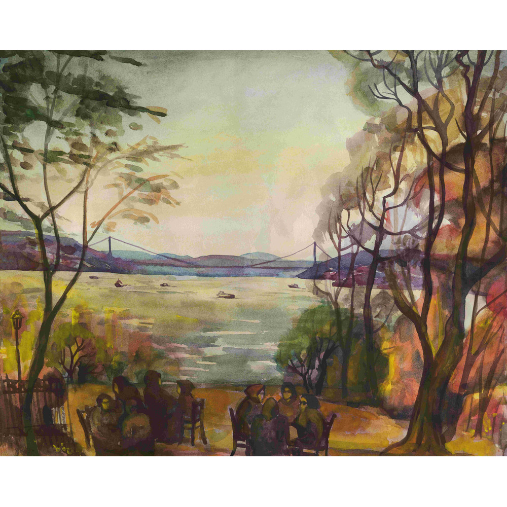 Босфор, 40 х 45 см, бумага, акварель, 2015 г.jpg