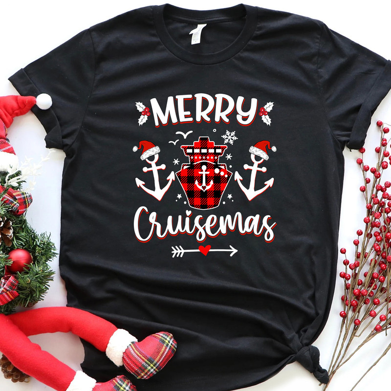 Merry Cruisemas Squad Family Christmas 2023 Shirts, Cruisin Crew T-shirt, Cruise Ship Vacation, Matching Family Shirts, Christmas Trip TY-5.jpg