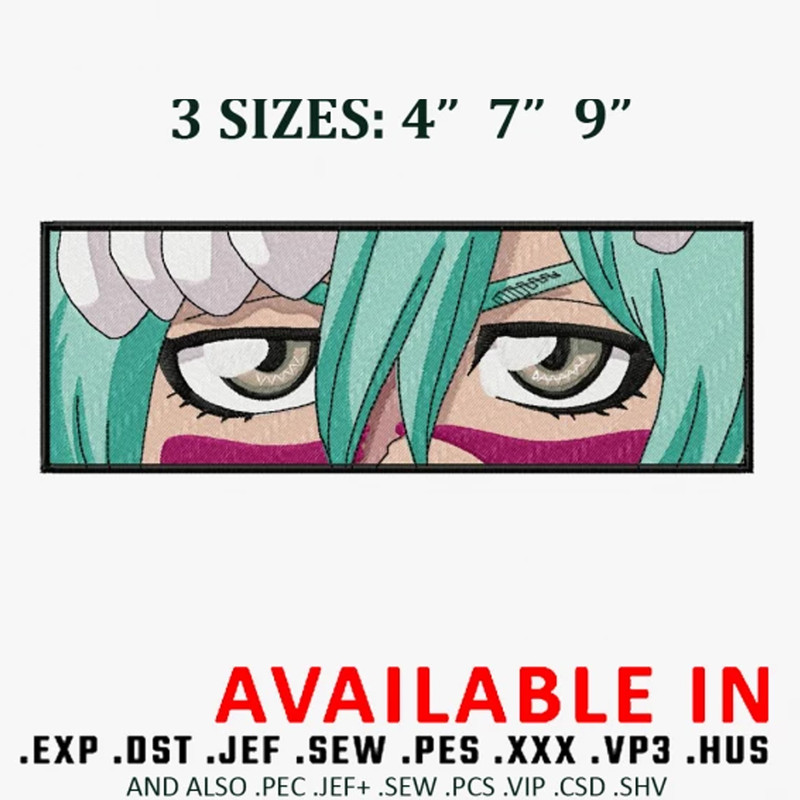 Nelliel eyes embroidery design