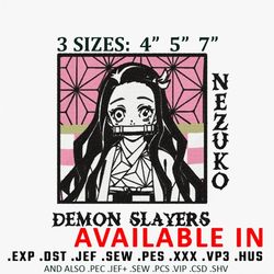 Nezuko baby embroidery design, Demon slayer embroidery, Anime design, Anime shirt, Embroidery shirt, Digital download