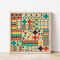 modern cross stitch pattern geometric sampler
