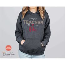 kindergarten grade teacher hoodie gift for teacher appreciation gift back to school t-shirt teacher tshirt for teacher t