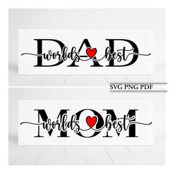 best mom ever svg, mother's day tile svg, best dad ever svg, father's day tile, mom tile svg,  i love you mom svg, love