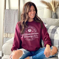 sanderson sisters sweatshirt sanderson sister brewing co sweatshirt sanderson sweatshirt halloween sweatshirt witch swea
