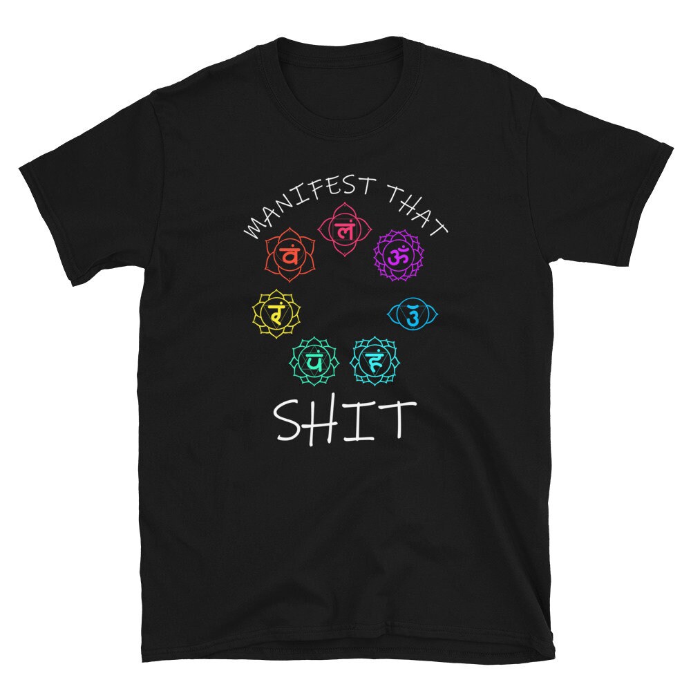 Manifest That Shit Spiritual Symbols Unisex T-Shirt.jpg