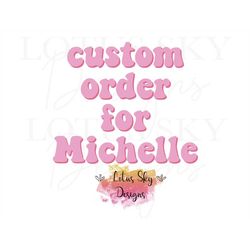 Custom Order for  Michelle Chiefs | Ready To Press | Sublimation Heat Press Design | Transfer