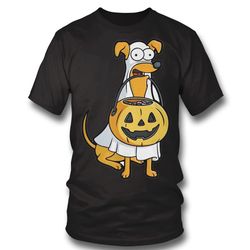 santas little helper the simpsons treehouse of horror halloween shirt