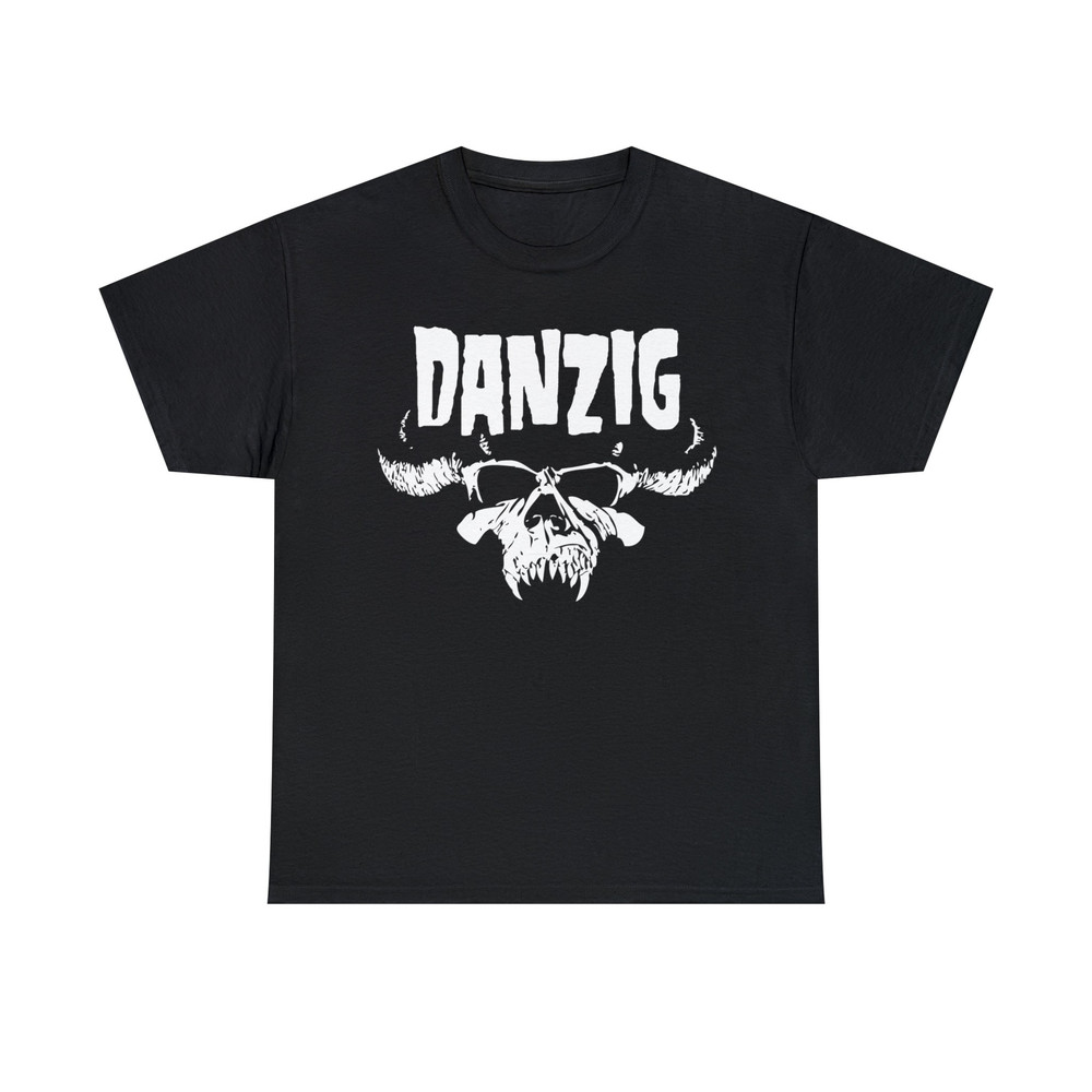 Danzig T Shirt Skull Logo Punk Metal Glenn Danzig Misfits Samhain Type O Negative Prong Unisex Heavy Cotton T-Shirt S-5XL.jpg