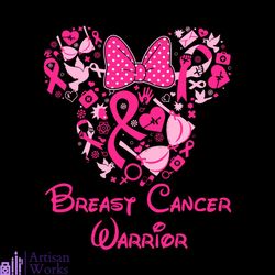 disney breast cancer warrior svg, breast cancer svg