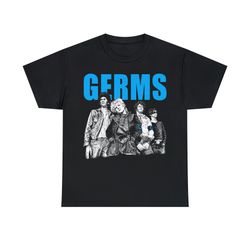 germs t shirt socal punk darby crash black flag adolescents circle jerks 45 grave dead kennedys unisex heavy cotton t-sh