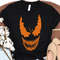 Marvel Venom Orange Face Halloween T-Shirt, Venom Halloween Pumpkin Shirt, Trick Or Treat, Disneyland Halloween Party Gift Shirt-15.jpg