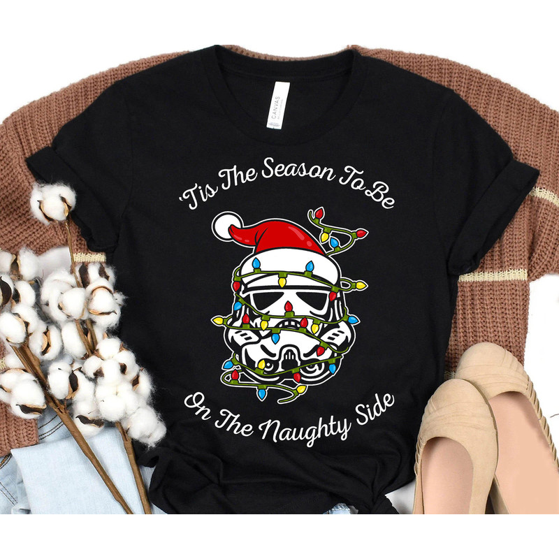 Star Wars Trooper Tangled Naughty Side Christmas T-Shirt , Star Wars Characters Christmas Tee, Disneyland Family Christmas Shirt-11.jpg