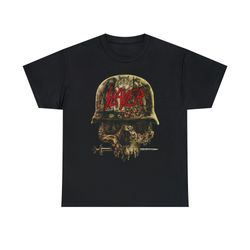 slayer t shirt thrash metal metallica exodus megadeth anthrax testament sepultura kreator pantera unisex heavy cotton t-