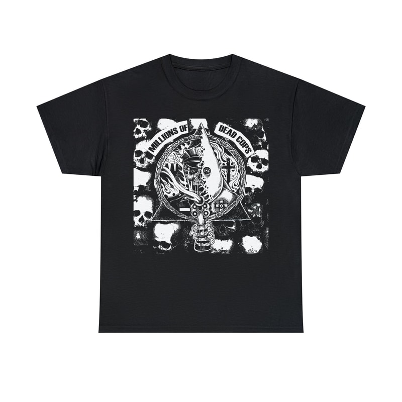 MDC T Shirt Millions of Dead Cops Dicks Reagan Youth Gang Green Battalion of Saints JFA Zero Boys Unisex Heavy Cotton T-Shirt S-5XL.jpg