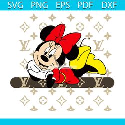 louis vuitton disney minnie mouse svg, trending svg, minnie mouse svg, louis vuitton logo svg, lv svg, louis vuitton svg
