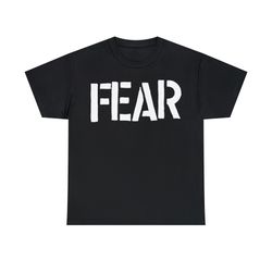 fear t shirt socal hardcore punk lee ving black flag circle jerks dead kennedys germs tsol misfits unisex heavy cotton t