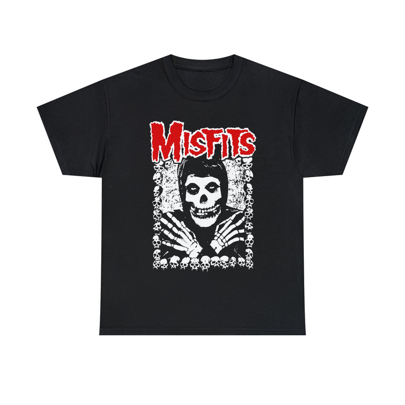 Misfits T-Shirt Fiend Glenn Danzig Circle Jerks Black Flag Dead Kennedys TSOL Adolescents 45 Grave Unisex Heavy Cotton T-Shirt S-5XL.jpg