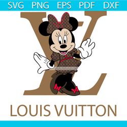 louis vuitton & disney minnie mouse svg, louis vuitton logo svg, louis vuitton svg, louis vuitton silhouette svg, louis