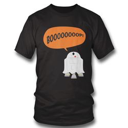 star wars r2 d2 ghost costume halloween shirt long sleeve, ladies tee