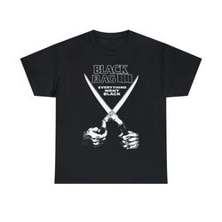 black flag t shirt everything went black socal hardcore punk henry rollins circle jerks dead kennedys unisex heavy cotto