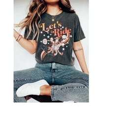 retro disney toy story let's ride shirt, vintage toy story character group matching, disney family vacation shirt, disne