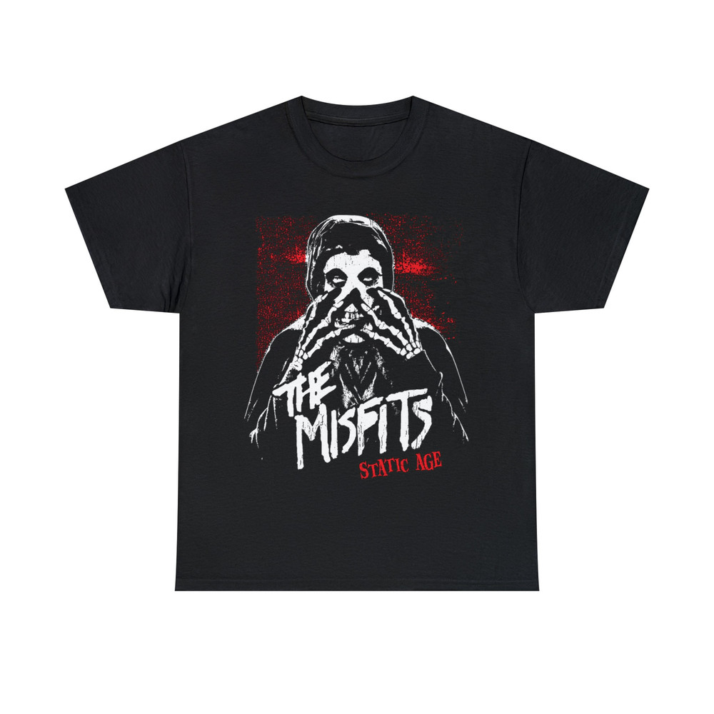Misfits T Shirt Static Age Fiend Hardcore Punk Glenn Danzig Samhain Doyle TSOL Black Flag Circle Jerks Unisex Heavy Cotton T-Shirt S-5XL.jpg