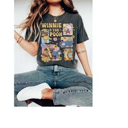 vintage winnie the pooh comfort colors shirt, disney pooh and friends shirt, pooh bear shirt, disneyland trip shirt, dis