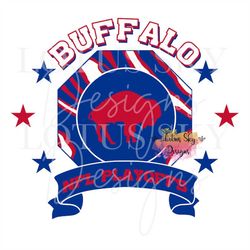 Buffalo Playoffs Zubaz Print | Ready To Press | Sublimation Heat Press Design | Transfer